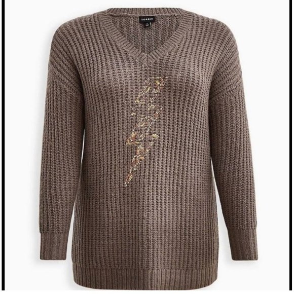 Torrid Chunky Pullover Tunic Sweater Size 3 - Picture 1 of 5